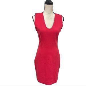 Elie Tahari Pink Sleeveless Bodycon Mini Dress